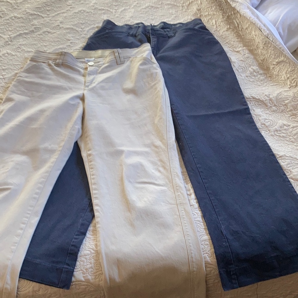 Khakis!  2 Lee stretchy comfy